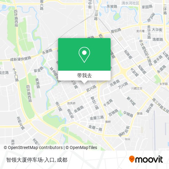 智领大厦停车场-入口地图