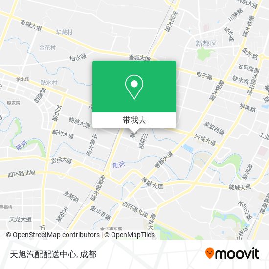 天旭汽配配送中心地图