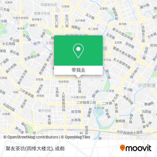 聚友茶坊(四维大楼北)地图