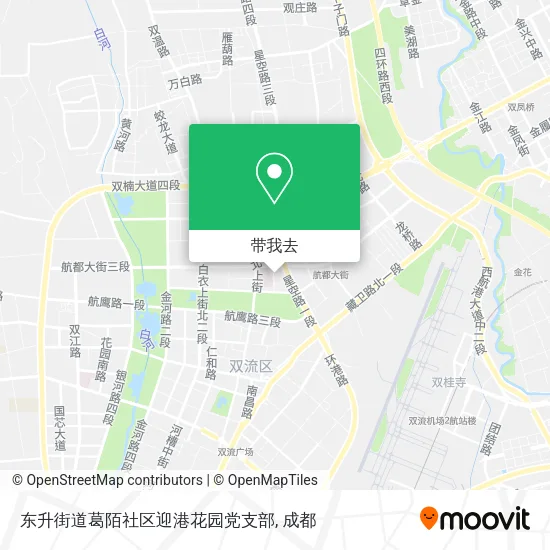 东升街道葛陌社区迎港花园党支部地图