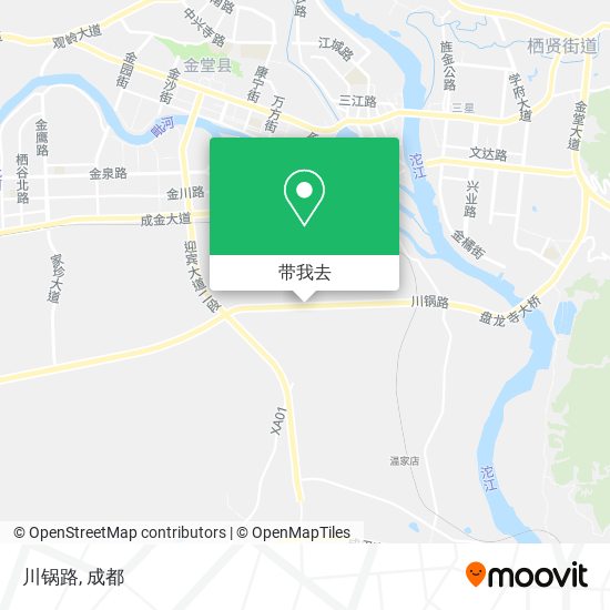 川锅路地图
