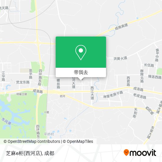 芝麻e柜(西河店)地图