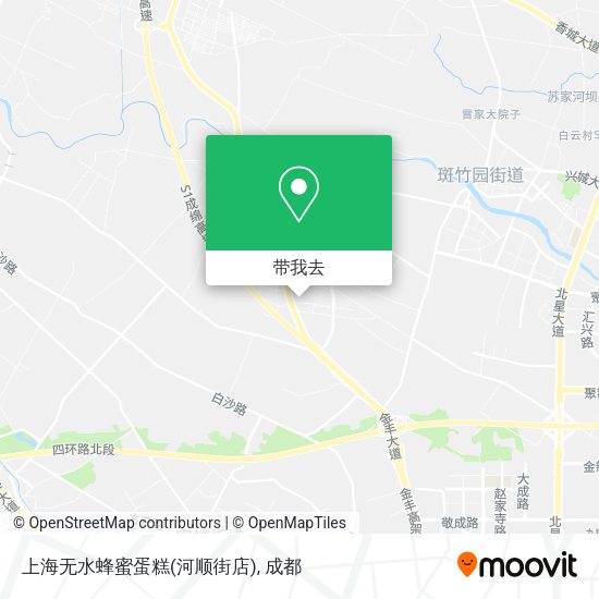 上海无水蜂蜜蛋糕(河顺街店)地图