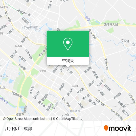 江河饭店地图