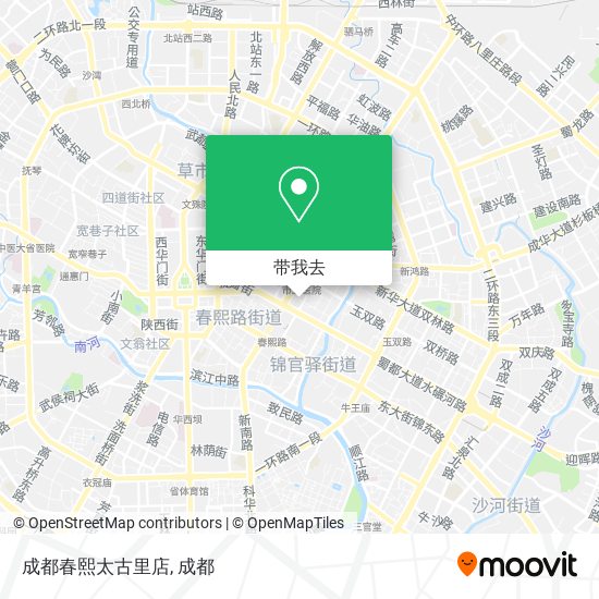成都春熙太古里店地图