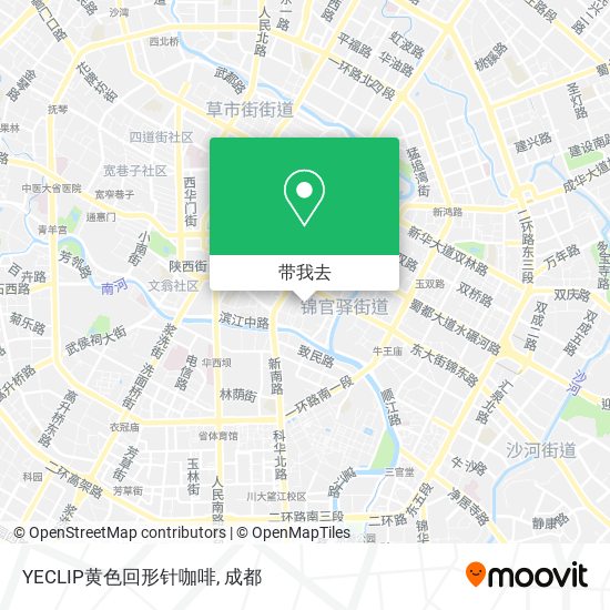 YECLIP黄色回形针咖啡地图