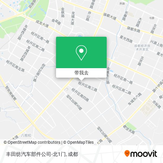 丰田纺汽车部件公司-北1门地图