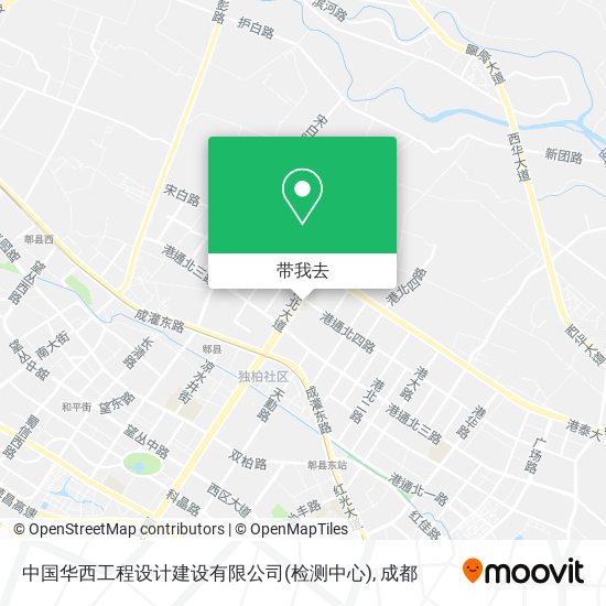 中国华西工程设计建设有限公司(检测中心)地图