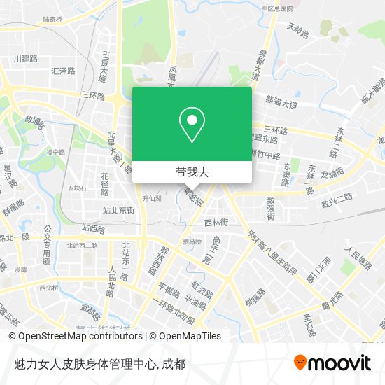 魅力女人皮肤身体管理中心地图