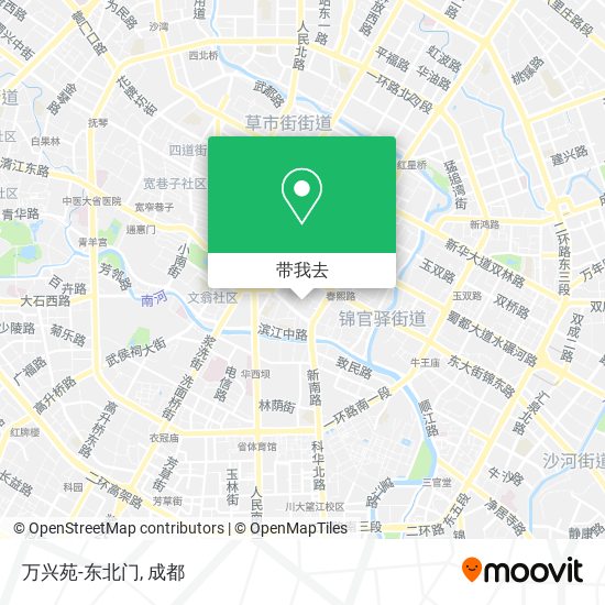 万兴苑-东北门地图