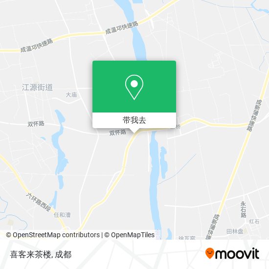 喜客来茶楼地图