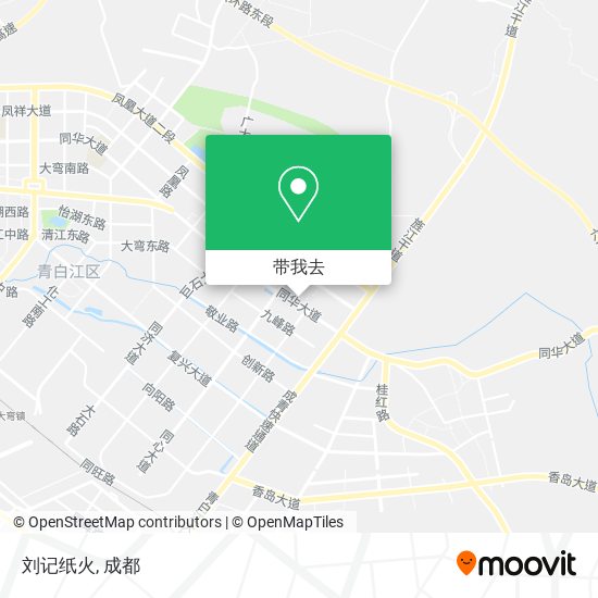 刘记纸火地图