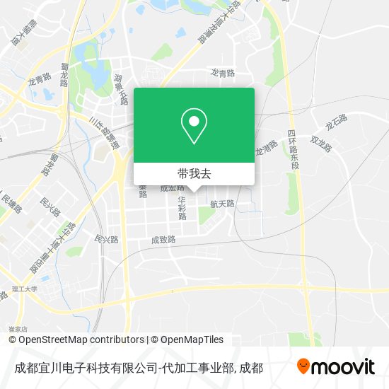 成都宜川电子科技有限公司-代加工事业部地图