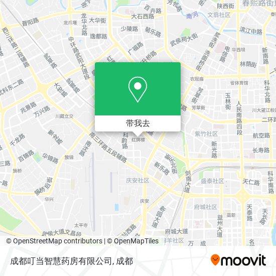 成都叮当智慧药房有限公司地图