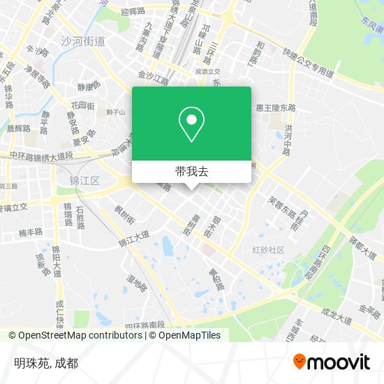 明珠苑地图