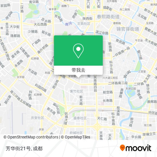 芳华街21号地图