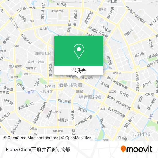 Fiona Chen(王府井百货)地图