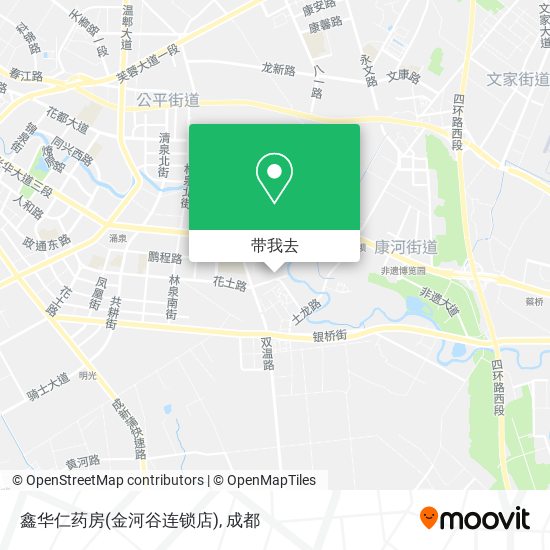 鑫华仁药房(金河谷连锁店)地图
