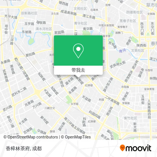 香樟林茶府地图