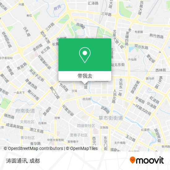 涛圆通讯地图