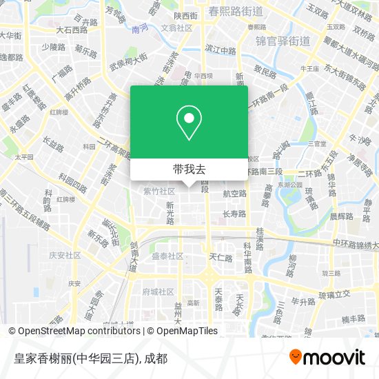 皇家香榭丽(中华园三店)地图