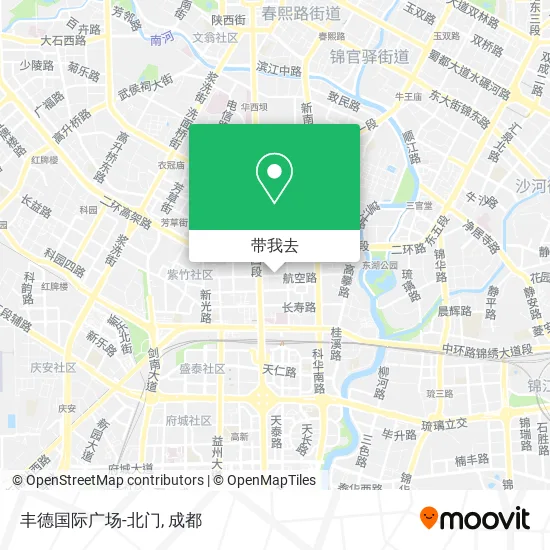 丰德国际广场-北门地图
