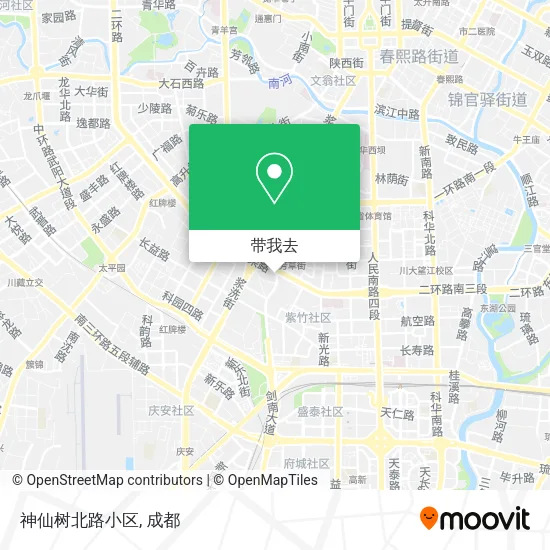 神仙树北路小区地图