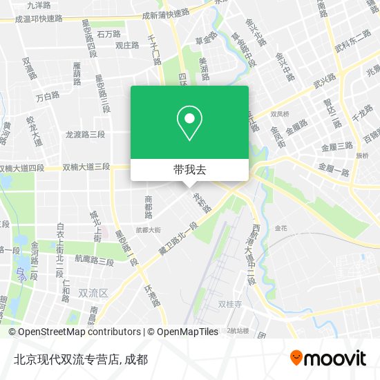 北京现代双流专营店地图