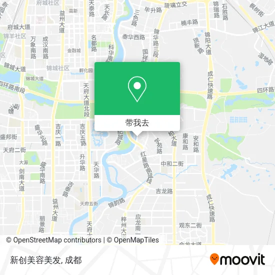 新创美容美发地图