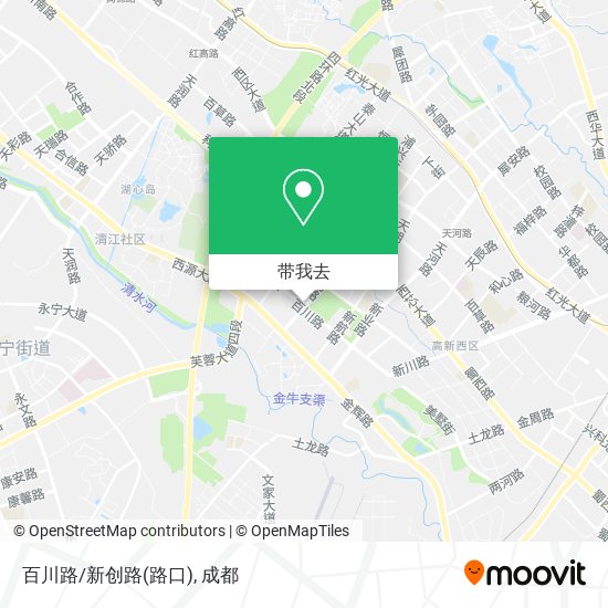 百川路/新创路(路口)地图