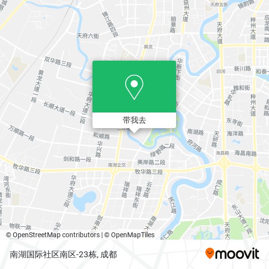 南湖国际社区南区-23栋地图