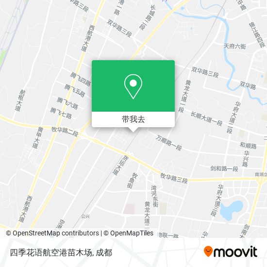 四季花语航空港苗木场地图