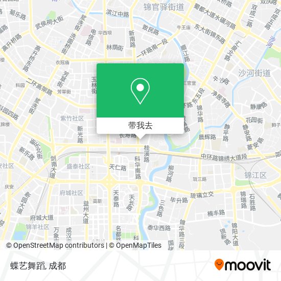 蝶艺舞蹈地图