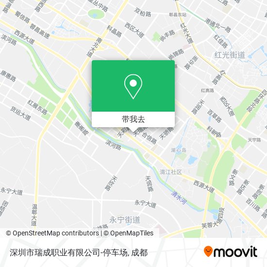 深圳市瑞成职业有限公司-停车场地图