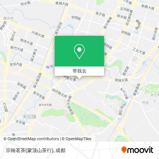宗翰茗茶(蒙顶山茶行)地图