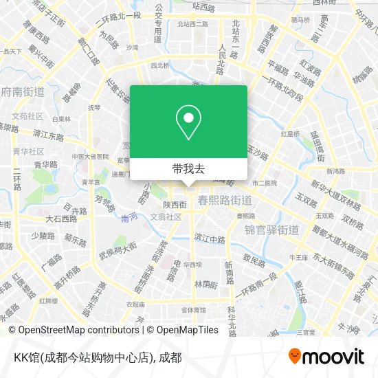 KK馆(成都今站购物中心店)地图