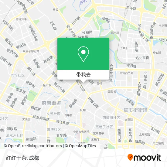 红红干杂地图