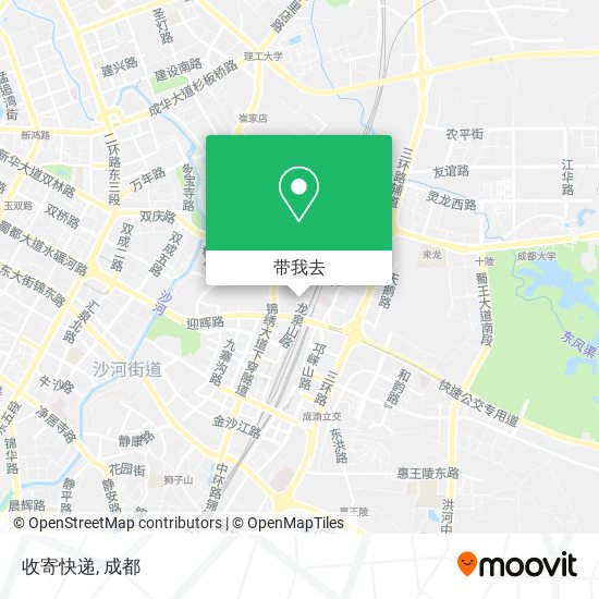 收寄快递地图