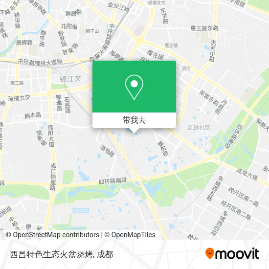 西昌特色生态火盆烧烤地图