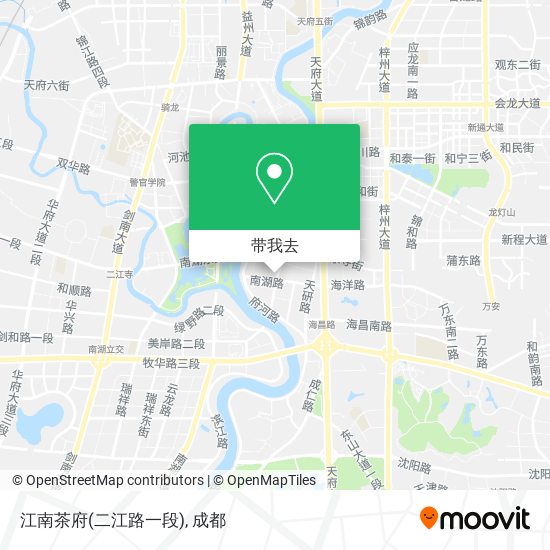 江南茶府(二江路一段)地图