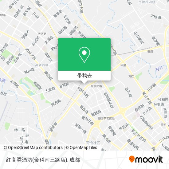 红高粱酒坊(金科南三路店)地图