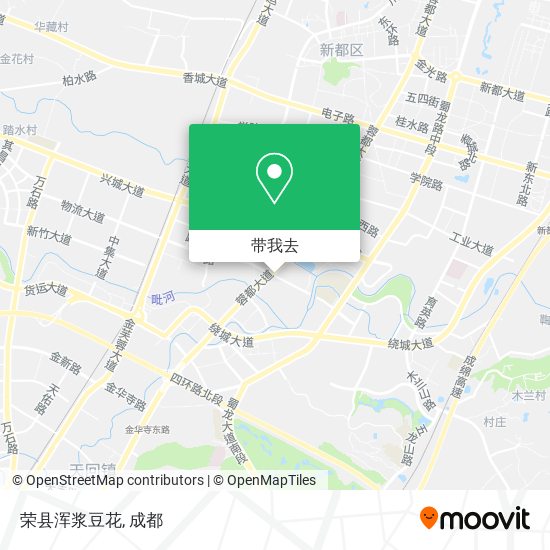 荣县浑浆豆花地图