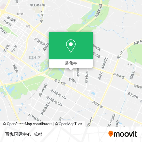 百悦国际中心地图
