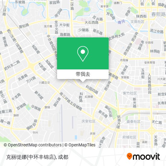 克丽缇娜(中环丰锦店)地图