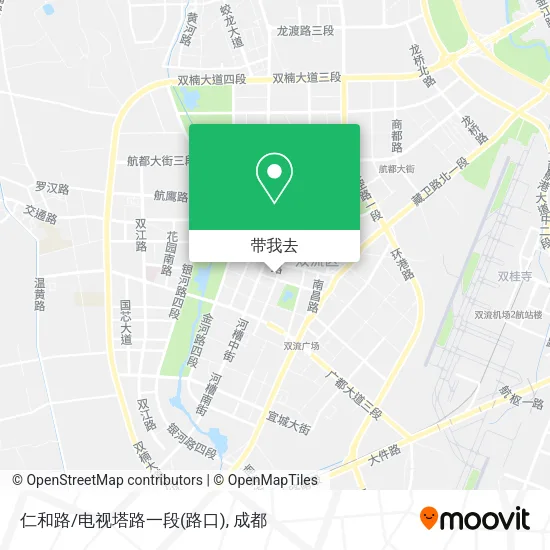 仁和路/电视塔路一段(路口)地图