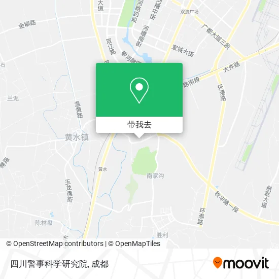 四川警事科学研究院地图