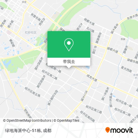绿地海派中心-51栋地图