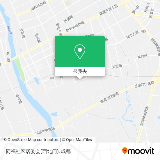 同福社区居委会(西北门)地图