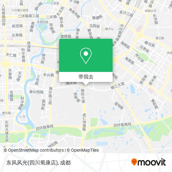 东风风光(四川蜀康店)地图
