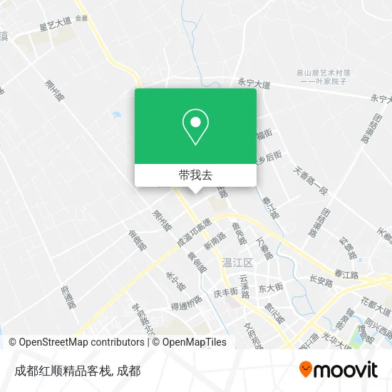 成都红顺精品客栈地图